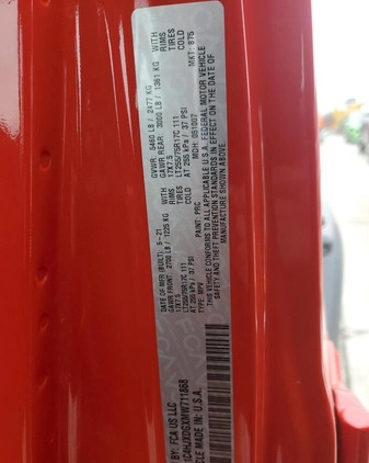 Jeep Wrangler cena 74000 przebieg: 65297, rok produkcji 2021 z Borne Sulinowo małe 67